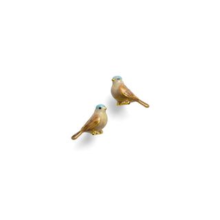 English Bird Studs - Cole Tit