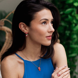 Style shot of Bill Skinner's Wildflower jewellery collection