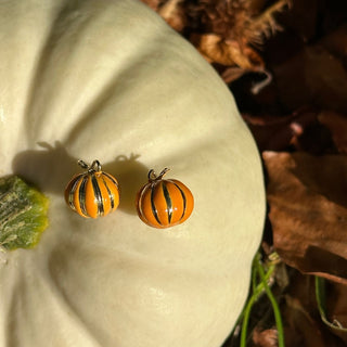 Pumpkin Stud Earrings