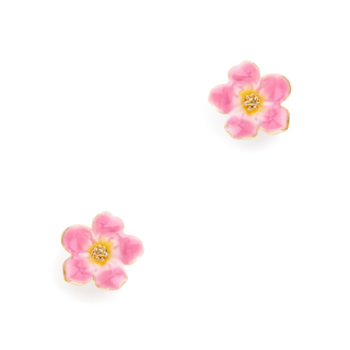 Forget Me Not Single Studs - Pink