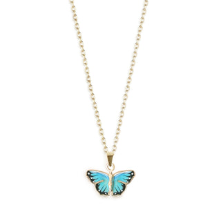 Blue Butterfly Pendant