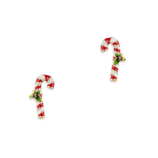 Candy Cane Studs