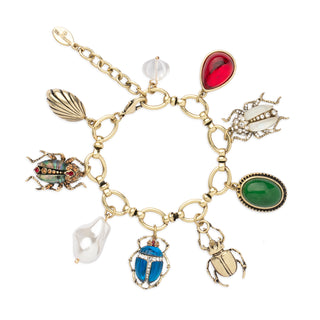Statement Beetle Charm Bracelet