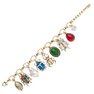 Statement Beetle Charm Bracelet