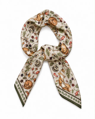 Forest Friends Twilly Scarf Ivory
