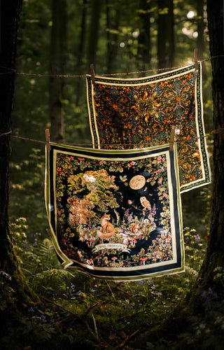Hanging Forest Friends Scarves