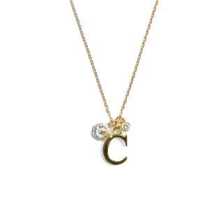 Letter C Alphabet Pendant
