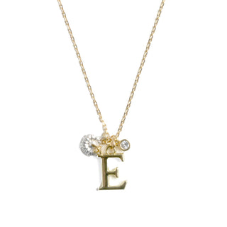 Letter E Alphabet Pendant