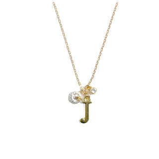 Letter J Alphabet Pendant