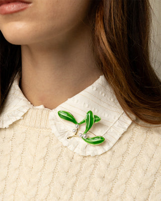 Mistletoe Brooch