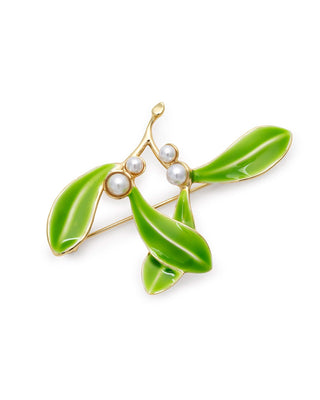 Mistletoe Brooch