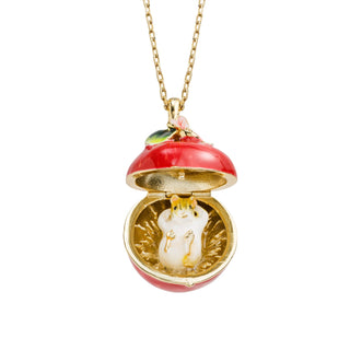 Apple Blossom & Mouse Locket