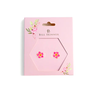 Forget Me Not Single Studs - Pink