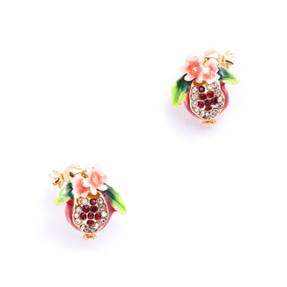 Pomegranate Studs