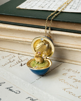 Easter Bunny Egg Locket