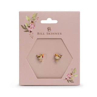 Robin Stud Earrings in gift box