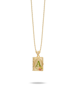 Story Book Locket Necklace 