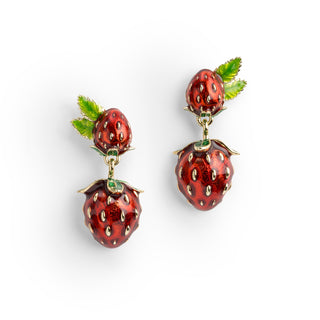 Strawberry Drop Earrings