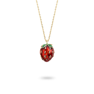 Strawberry & Mouse Locket
