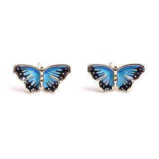 Butterfly Studs Blue