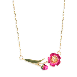 Wild Flower Necklace Close