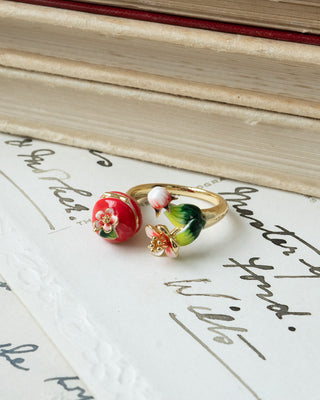 Apple Blossom & Mouse Ring