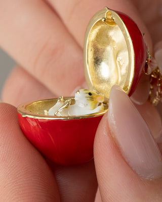 Apple Blossom & Mouse Locket