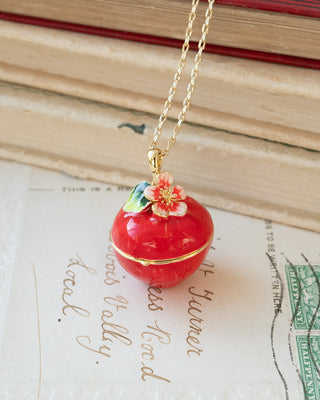 Apple Blossom & Mouse Locket
