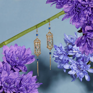 Bird Cage Drop Earrings
