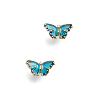 Blue Butterfly Studs