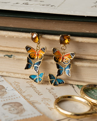 Butterfly Drop Earrings