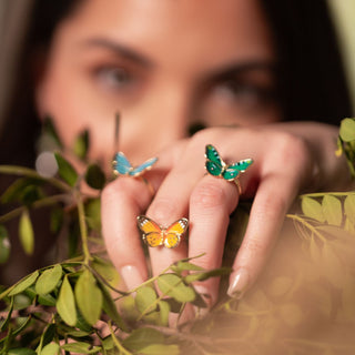 Butterfly Ring - Green