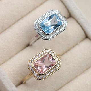 Gabriella East to West Ring - Morganite