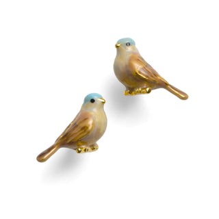 English Bird Studs - Cole Tit