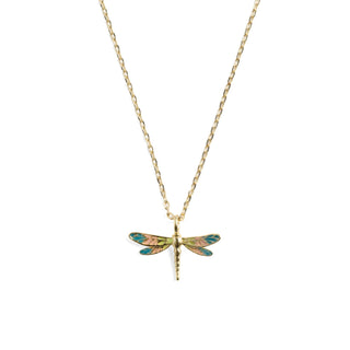 Enamel Dragonfly Pendant
