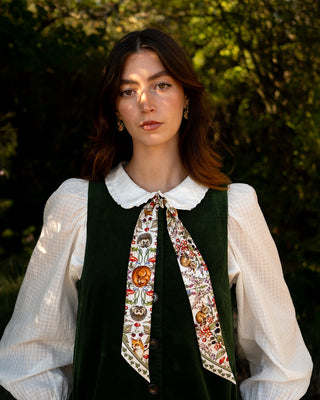 Forest Friends Twilly Scarf - Ivory