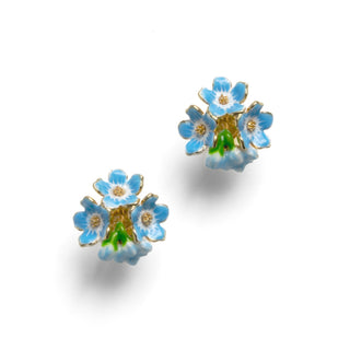 Forget Me Not 3 Cluster Studs