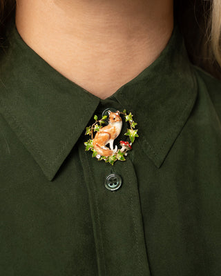 Fox & Ivy Brooch