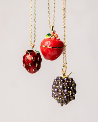 Apple Blossom & Mouse Locket