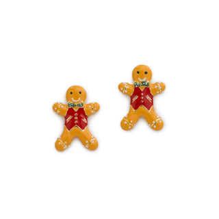 Ginger Bread Man Studs