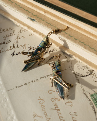 Grass Hopper Earrings
