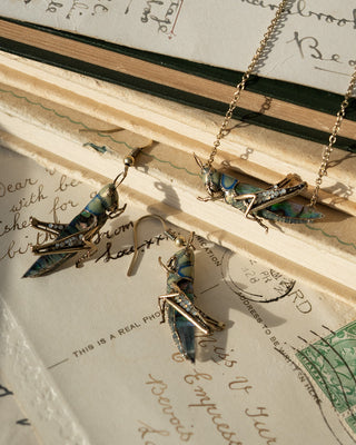 Grass Hopper Necklace