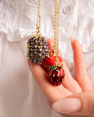 Apple Blossom & Mouse Locket