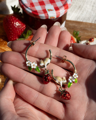 Strawberry & Mouse Hoops