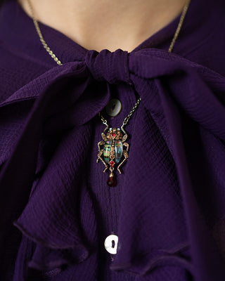 Bejewelled Beetle Pendant