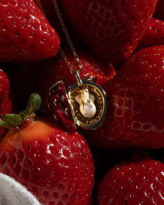 Strawberry & Mouse Locket