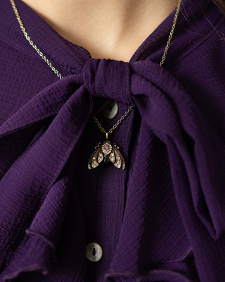 Bejewelled Moth Pendant