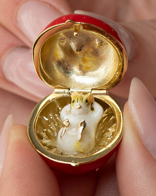 Apple Blossom & Mouse Locket