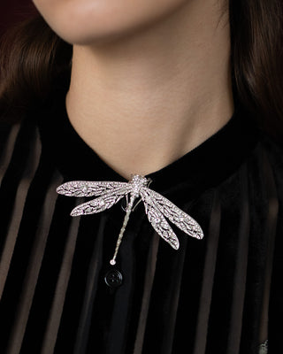 Pave Dragonfly Brooch/Pendant