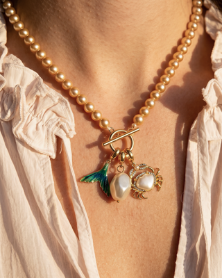 Pearl Charm Necklace